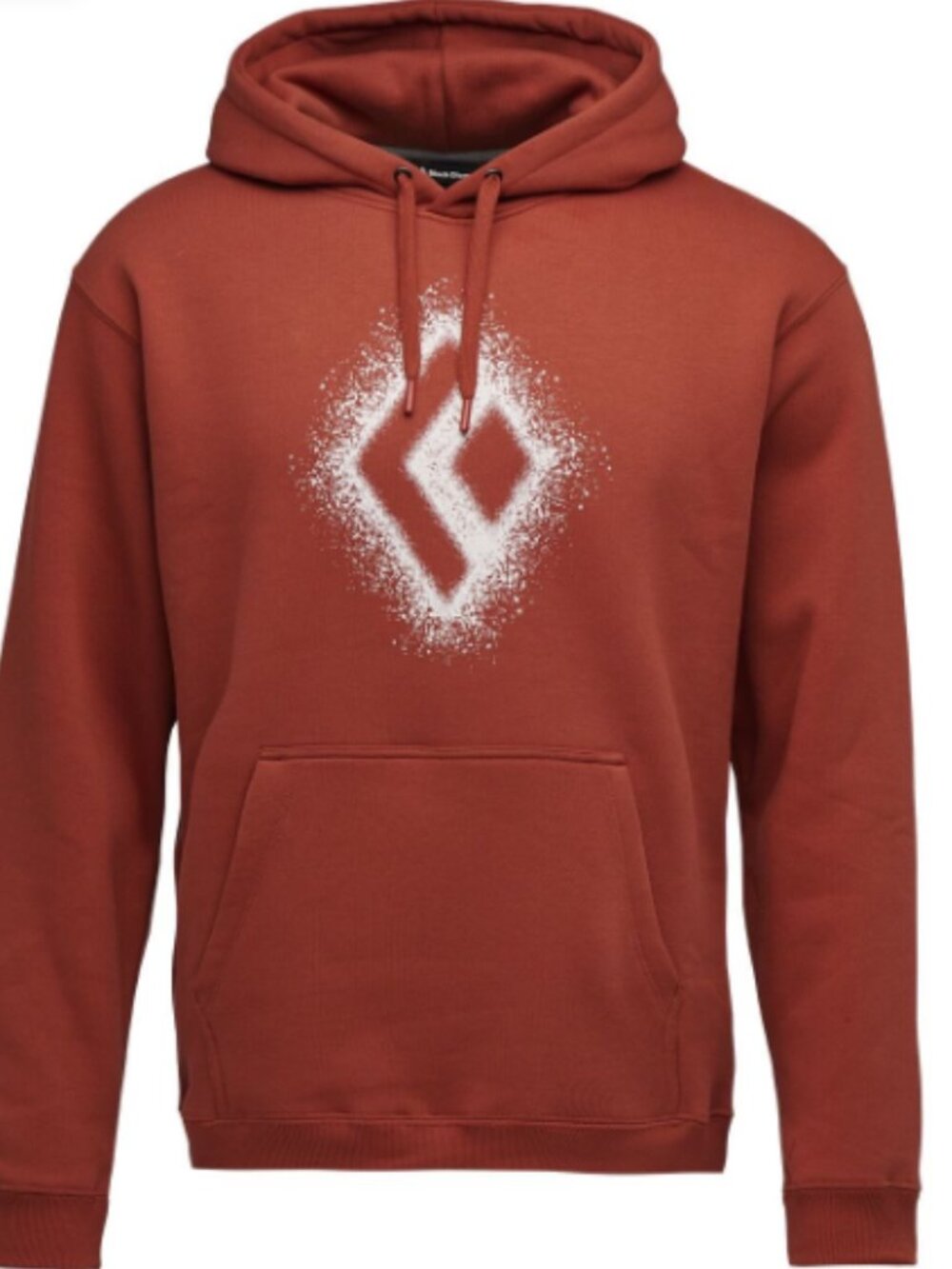 Black Diamond Men's Medium Chalked Up Pullover Hoodie NWT Cotton Burnt Sienna